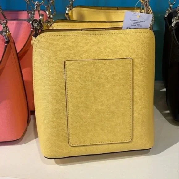 Kate Spade Darcy Small Bucket Bag Daybreak Yellow - Picture 5 of 16